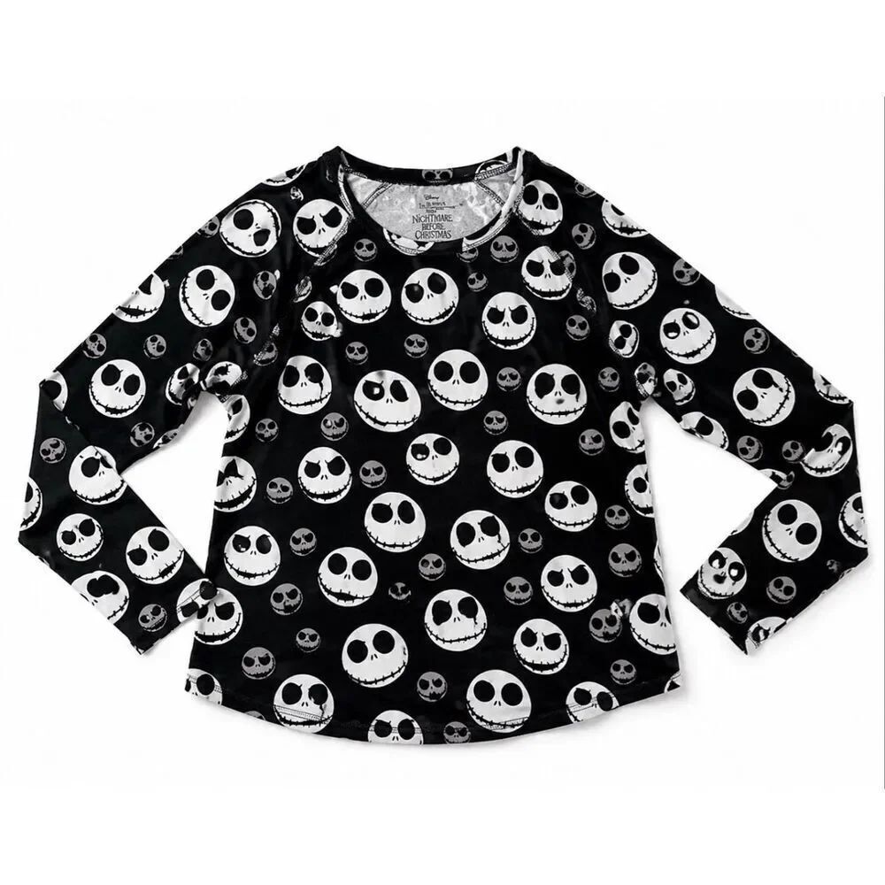 Nightmare Before Christmas Fleece Top Women’s SZ S